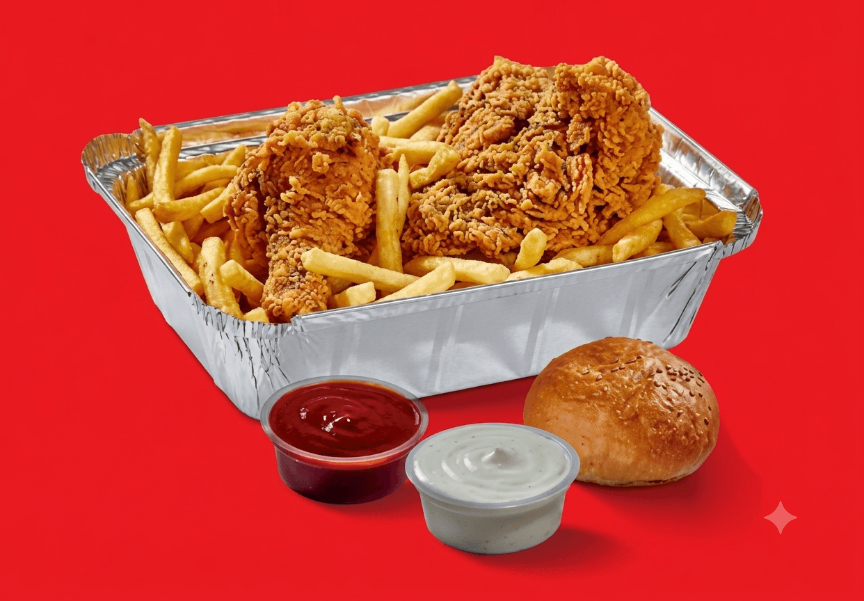 Quarter Broasted Chicken Meal